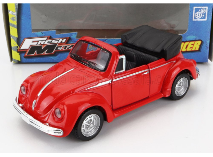VOLKSWAGEN Beetle Cabriolet Open (1951), red