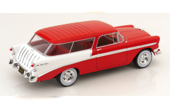 CHEVROLET Bel Air Nomad Custom (1956), light red/white