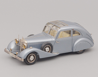 (Б/У) MERCEDES-BENZ 500K (W29) Stromlinie "Karosserie Erdmann & Rossi" (1935), silver-fish blue met