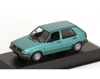 VOLKSWAGEN Golf II (4 door) (1985), turquoise