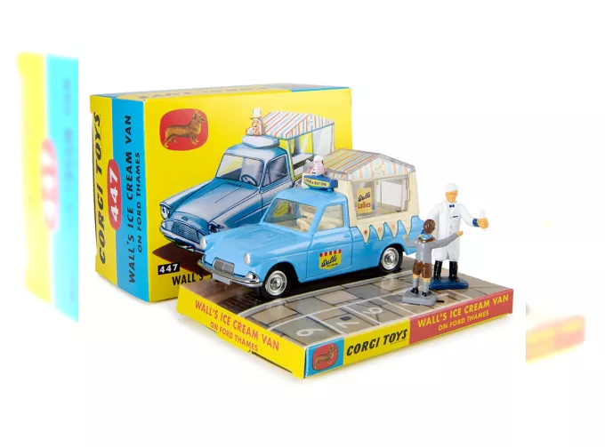 FORD Thames Van, Wall's Ice Cream, blue/white