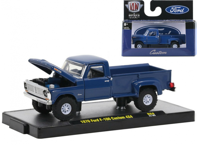 FORD F-100 Custom 4x4 Pickup Truck (1970), blue