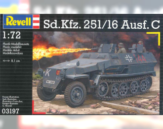 Сборная модель Немецкий БТР Sd.Kfz.251/16 Ausf.C с огнеметами