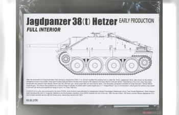 Сборная модель Jagdpanzer 38(t) Hetzer раннего производства