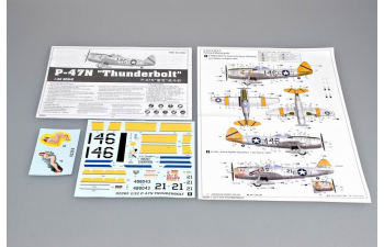 Сборная модель Американский тяжелый истребитель Republic P-47N Thunderbolt