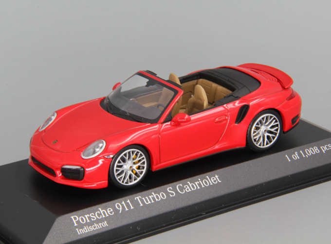 PORSCHE 911 Turbo S Cabriolet (2013), red