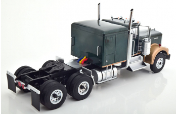 KENWORTH W900, dark green metallic gold metallic