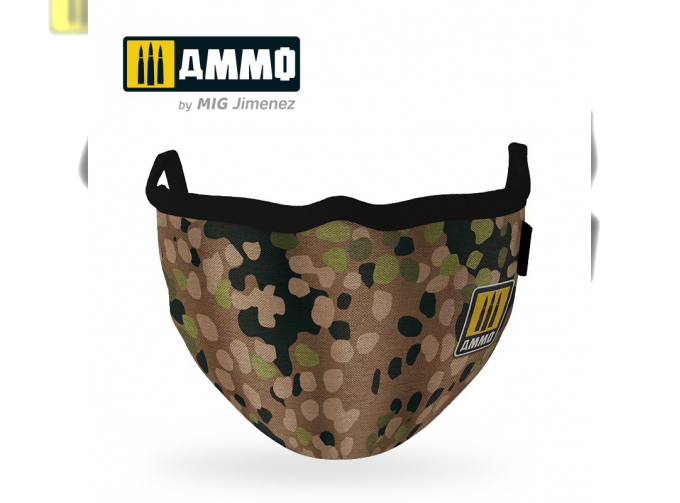 AMMO Face Mask "Erbsenmuster" (Hygienic protective mask 100% polyester)