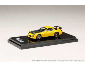 Efini RX-7 FD3S (A-Spec) GT Wing, sunbrust yellow