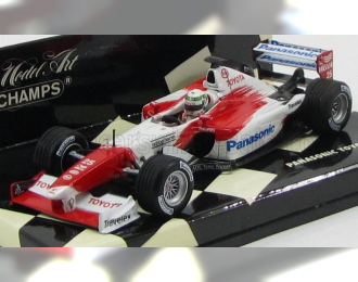 TOYOTA F1 Tf102 Panasonic N 25 Season 2002 A.mcnish, White Red