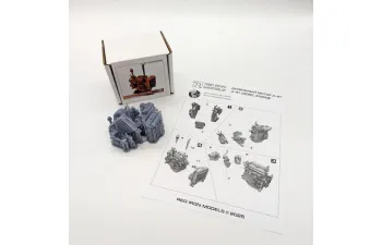 Сборная модель дизельный мотор "А-41"