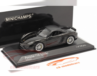 PORSCHE 718 BOXSTER SPYDER (982) - 2020 - SCHWARZ