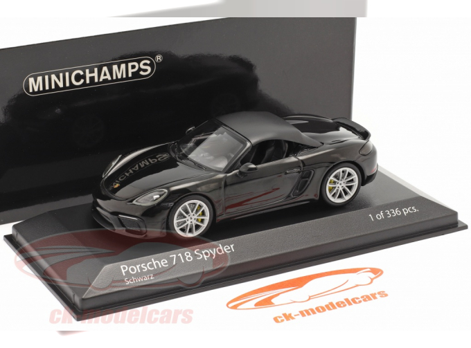 PORSCHE 718 BOXSTER SPYDER (982) - 2020 - SCHWARZ