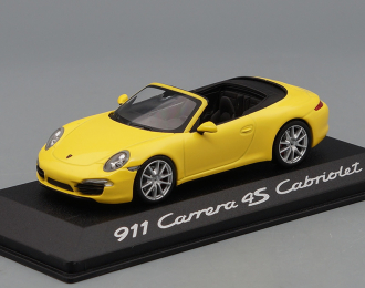 PORSCHE 911 (991) Carrera 4S Cabriolet (2013), yellow