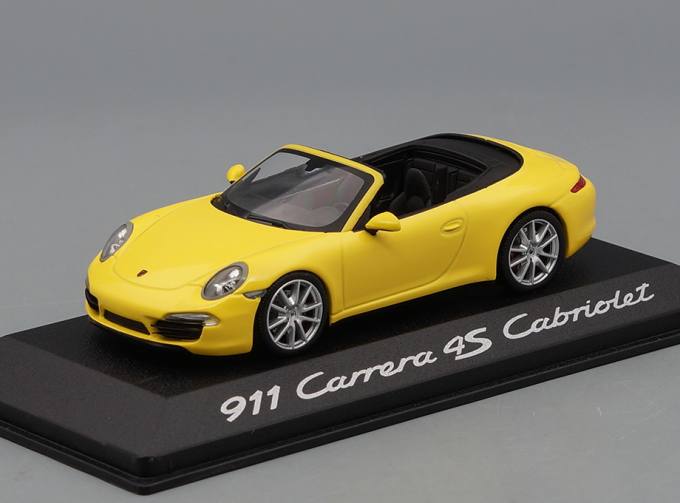 PORSCHE 911 (991) Carrera 4S Cabriolet (2013), yellow