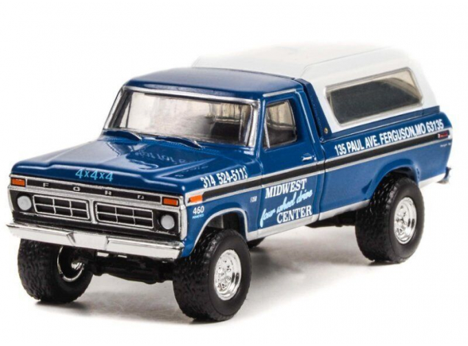 FORD F-250 Camper Shell "Midwest Four Wheel Drive Center" (1974)