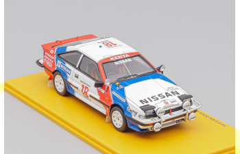 NISSAN 200SX 2nd Safari Rallye #18 (1988), white / red / blue