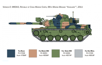 Сборная модель Танк M60A3 Medium Battle Tank