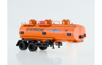 Камский грузовик 54112 с полуприцепом НЕФАЗ-96742 (Топливозаправщик), оранжевый