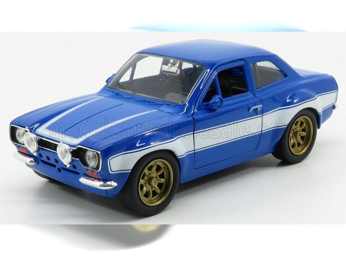 FORD Brian's Escort Rs2000 Mki 1974 - Brian O'conner - Fast & Furious Vi (2013), Bluette White