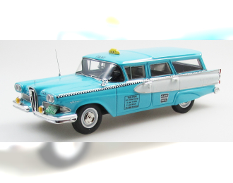 EDSEL Villager taxi (1958), blue/white