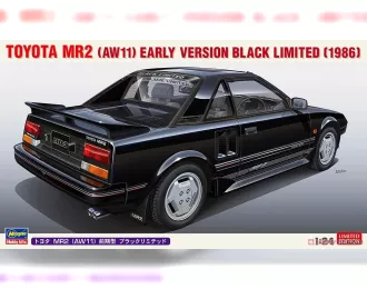 Сборная модель Toyota MR2 (AW11) ранняя модель Black Limited (Limited Edition)