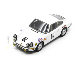 PORSCHE 911 2.0 T Coupe S6 Team C.laurent №64 24h Le Mans (1968) C.Laurent - J.c.Ogier, White