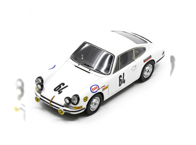 PORSCHE 911 2.0 T Coupe S6 Team C.laurent №64 24h Le Mans (1968) C.Laurent - J.c.Ogier, White