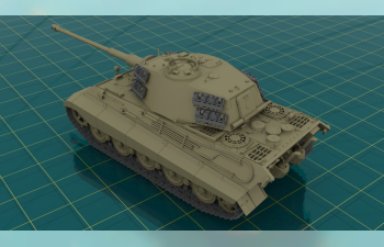 Сборная модель Pz. Kpfw. VI Ausf. B "Королевский Тигр" с башней Хеншель