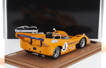 McLAREN M8d Can-am №5 Winner Watkins Glen (1970) Denny Hulme - Con Vetrina - With Showcase, Orange