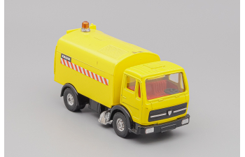 MERCEDES-BENZ SK Faun AK435 Street Sweeper, yellow