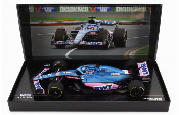 RENAULT F1 A522 Team Alpine Bwt №14 Australian Gp (2022) Fernando Alonso, Blue Pink