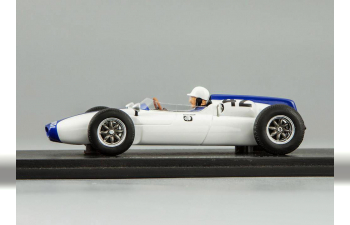 COOPER T53 42 British GP 1961 Masten Gregory (FI), white