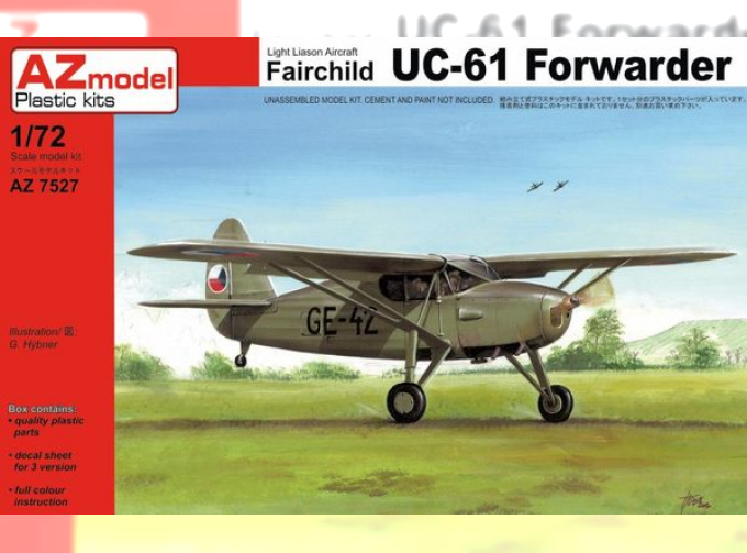 Сборная модель Самолет Fairchild UC-61 Forwarder