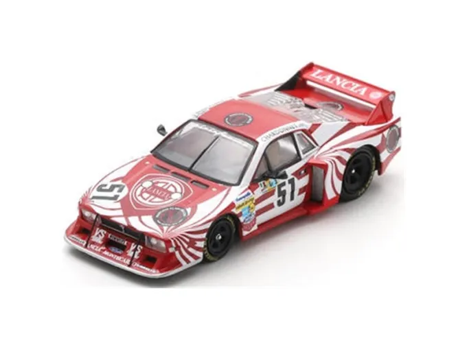 LANCIA Beta Montecarlo Turbo #51 24h Le Mans B.Darniche/H.Heyer/T.Fabi (1980), white / red