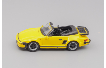 PORSCHE 911 Slant Nose Cabrio (1989), yellow