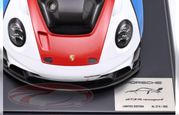 PORSCHE 911 (992) GT3 R Rennsport, red / white / blue / black