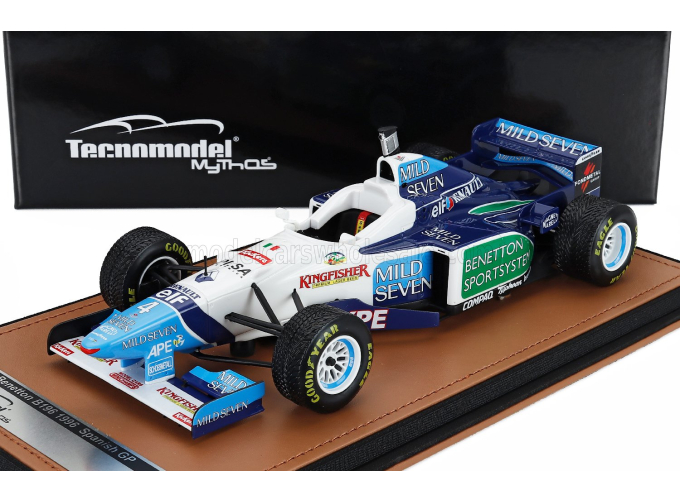 BENETTON F1 B196 Team RENAULT Mild Seven №4 Spanish GP Rain Tires (1996) Gerhard Berger