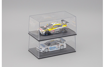 Бокс черный подиум "в клетку" (155 х 90 х 70 мм)