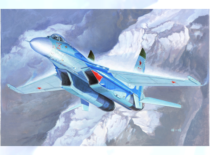 Сборная модель Самолет Су-27 (Flanker B)