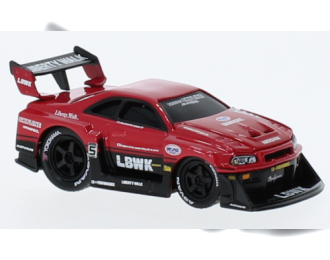 NISSAN Skyline GT-R (R34) Liberty Walk (1999),red/black