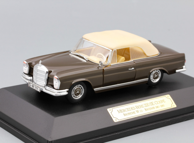 MERCEDES-BENZ 220SE W111 Cabriolet (Soft Top), brown