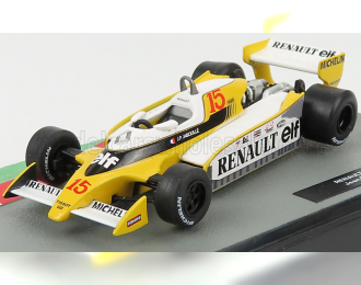 RENAULT F1 Rs10 N 15 Season 1979 Jean Pierre Jabouille, Yellow White