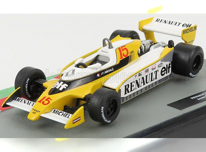 RENAULT F1 Rs10 N 15 Season 1979 Jean Pierre Jabouille, Yellow White