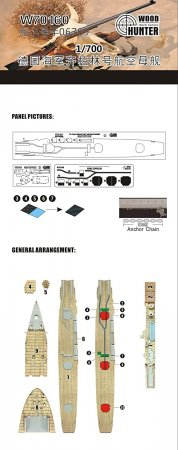 Набор деталей GERMAN NAVY GRAF ZEPPELIN