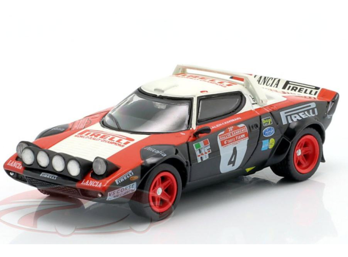 LANCIA Stratos HF #4 winner Rally Sanremo (1978), white / red / black