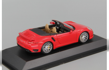 PORSCHE 911 Turbo S Cabriolet (2013), red