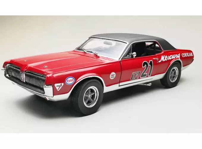 MERCURY Cougar Racing №21 Marty Beaulieu (1967), red