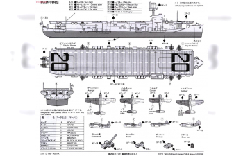 Сборная модель U. S. Escort Carrier CVE-9 Bogue