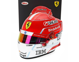 BELL HELMET Casco Helmet F1 Charles Leclerc Team Ferrari Hp №16 Season (2026), Red White